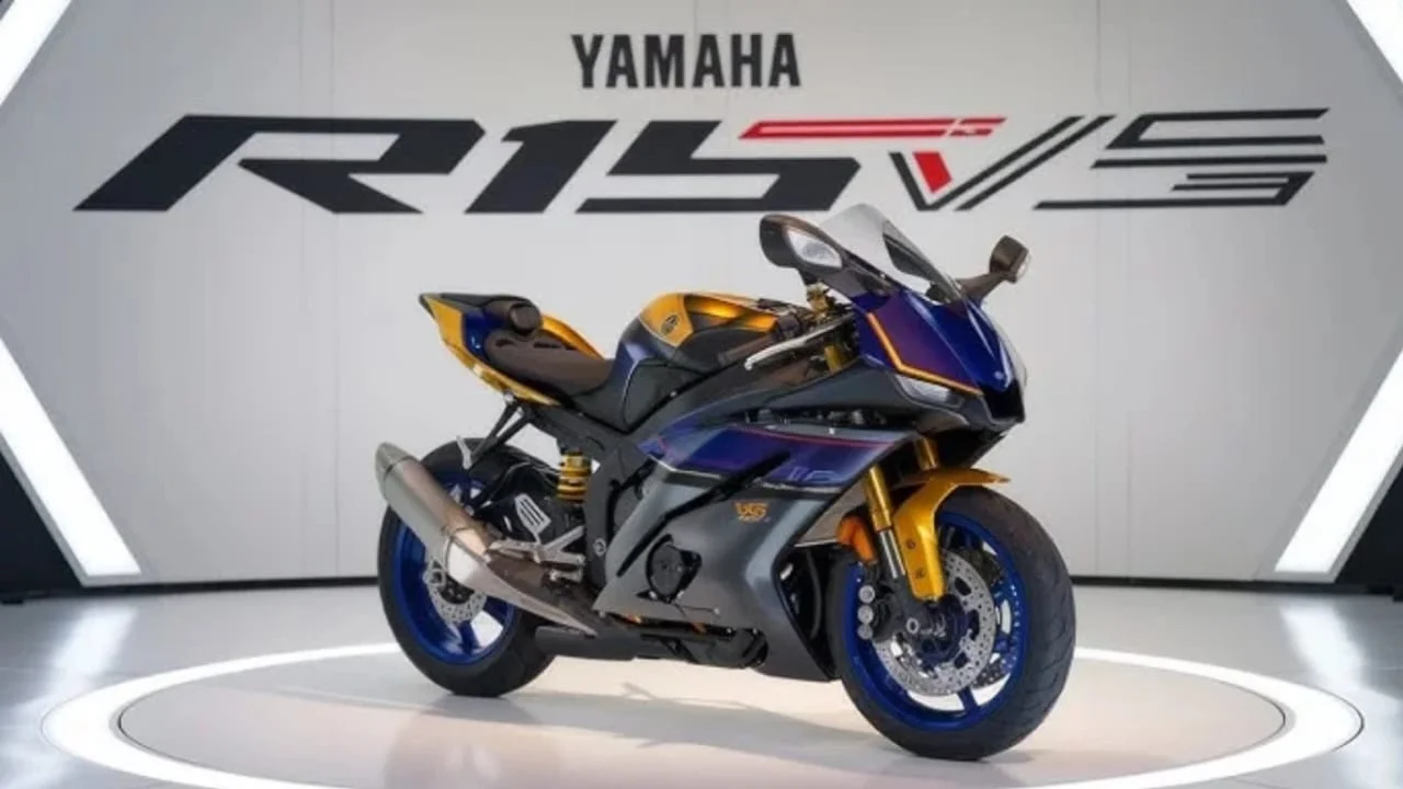Yamaha R15 V5 2026 Launched – 87 KMPL Mileage, 0–100 km/h in 6 Sec & Smart Bluetooth Console at ₹5,899 EMI!